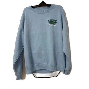 Ron Jon Surf Shop Sea Turtle Crewneck Sweatshirt XL Pensacola Beach Light Blue
